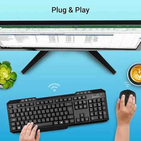 Companion PC Keyboard and Mouse Combo - Zebronics Companion 151 for Gaming and Daily Use