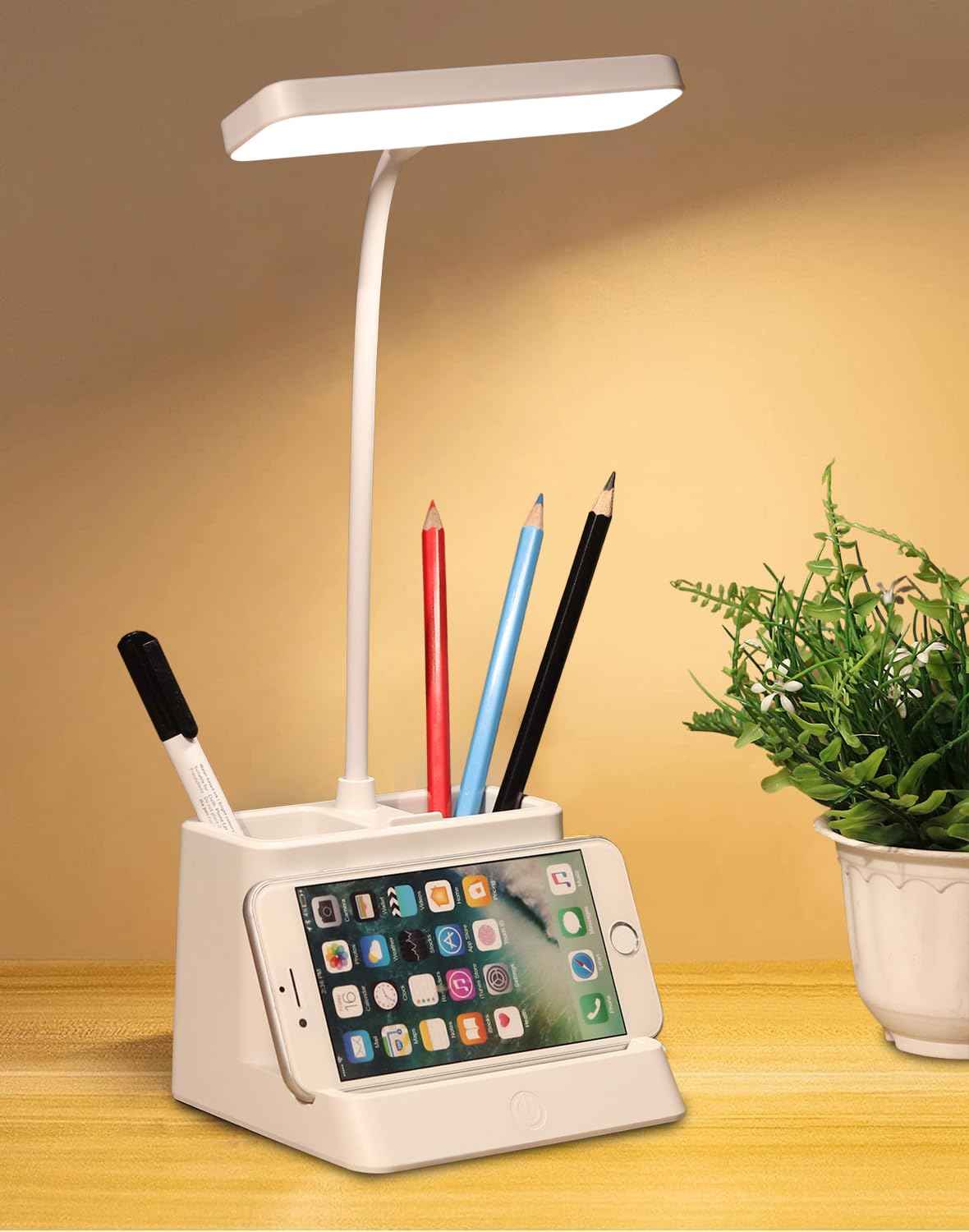 SaleOn LED Desk Lamp Table Lamp with 3 Color Modes